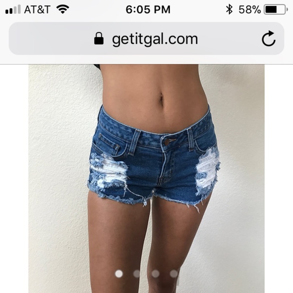 SOLD Distressed shorts